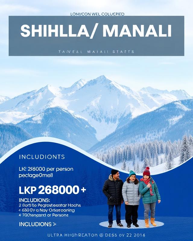 Travel Package – Shimla/Manali