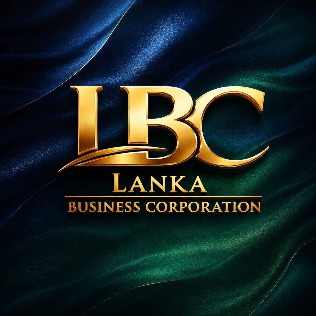 LBC Lanka Business Corporation gold logo